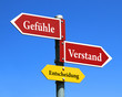 Gefühle oder Verstand