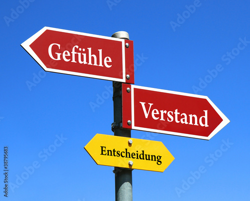Foto: Gefühle oder Verstand Gefühle oder Verstand