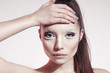 Beauty clear photo of young brunette model Beauty clear photo of young brunette model