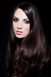 Beauty portrait of young beautiful girl Beauty portrait of young beautiful girl
