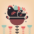 abstract easter design