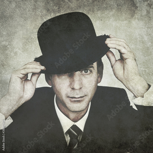 Photo: retro businessman retro businessman