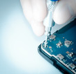 circuit board repair work