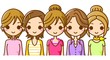 女性　グループ