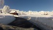 Fahrt durch Winterlandschaft