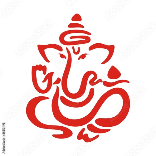 Vector: Ganesha, Diwali greetings card, royal Rajasthan, India Ganesha, Diwali greetings card, royal Rajasthan, India