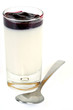Verrine de panacotta à la cerise