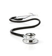 Stethoscope over white background