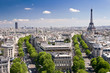 View on Paris from Arc de Triomphe