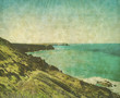 retro cornwall coast