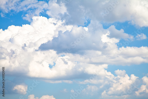 Photo: Blue Sky with White Clouds Blue Sky with White Clouds