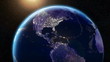 Earth Orbit Night - City Lights from Space (USA)