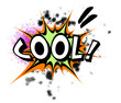 Cool Comic book explosion. Vector.
