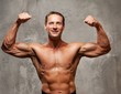 Handsome muscular man.