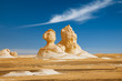 The limestone formation rocks looks like two sphinx in the Whit The limestone formation rocks looks like two sphinx in the Whit