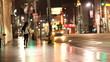 Video: Woman Walking City Street at Night Woman Walking City Street at Night