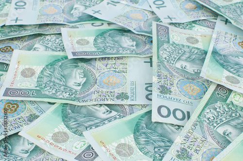 Photo: Lots of Polish money Lots of Polish money