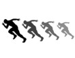 Sprinters! Vector eps8 / clip art / jpeg