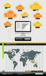 Photo en ligne au meilleur prix Elements of Infographics with buttons and menus