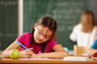 Mädchen in der Grundschule Mädchen in der Grundschule