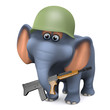 3d Elephant soldier