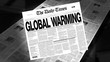 Global Warming - Newspaper Headline (Intro + Loops)