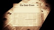 Old Newspaper Headline (Blank)