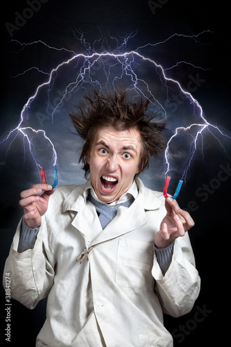 Photo: Crazy scientist Crazy scientist