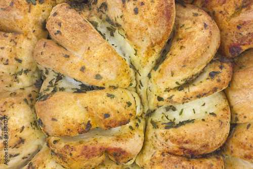 Photo: Garlic Bread Split Loaf Close Garlic Bread Split Loaf Close