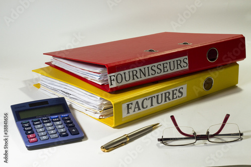 Photo: classeurs fiurnisseurs et factures classeurs fiurnisseurs et factures