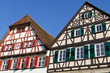 Historische Fachwerkhäuser in Schwäbisch Hall, Deutschland