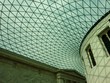 The ceiling of the great court in the British museum in London