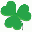 3d shamrock symbol