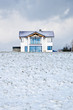 Einfamilienhaus im Schnee