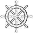 rudder - ship wheel