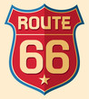 Historic Route US 66 Sign