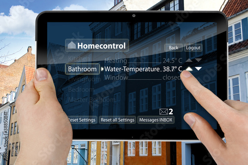 Photo: Tablet mit Interface Homecontrol Tablet mit Interface Homecontrol