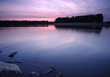 atardecer en el rio ebro