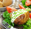 Kartoffeln mit Kräuterquark