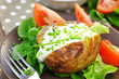 Folienkartoffel mit Quark