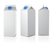 white blank milk box