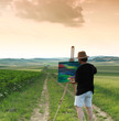 Foto: Landschaftsmaler unterwegs Landschaftsmaler unterwegs