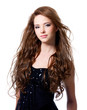 Beautiful woman with long hairs