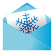 Courrier, email, message, invitation, enveloppe, froid, gel