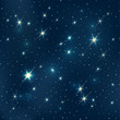Night sky with stars, seamless pattern, EPS10