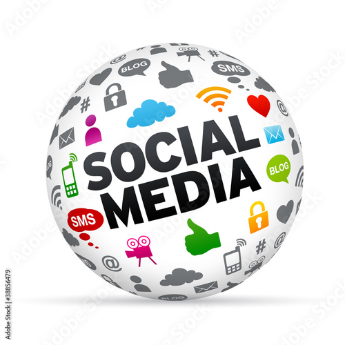 Illustration: Social Media Sphere Social Media Sphere