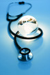 Photo: Stethoscope and Globe Stethoscope and Globe
