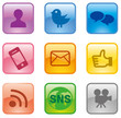 Social media icon vector