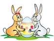 "Easter rabbits"