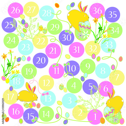 Illustration: Easter game Easter game